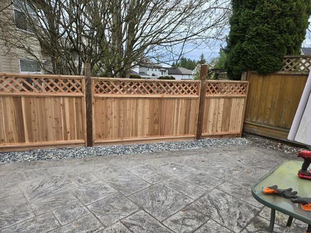 Fence, Riverrock & wood tie delivery