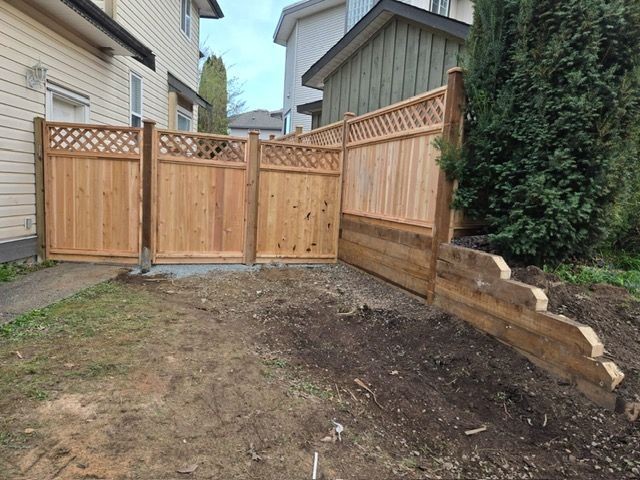Retaining walls & Fencing