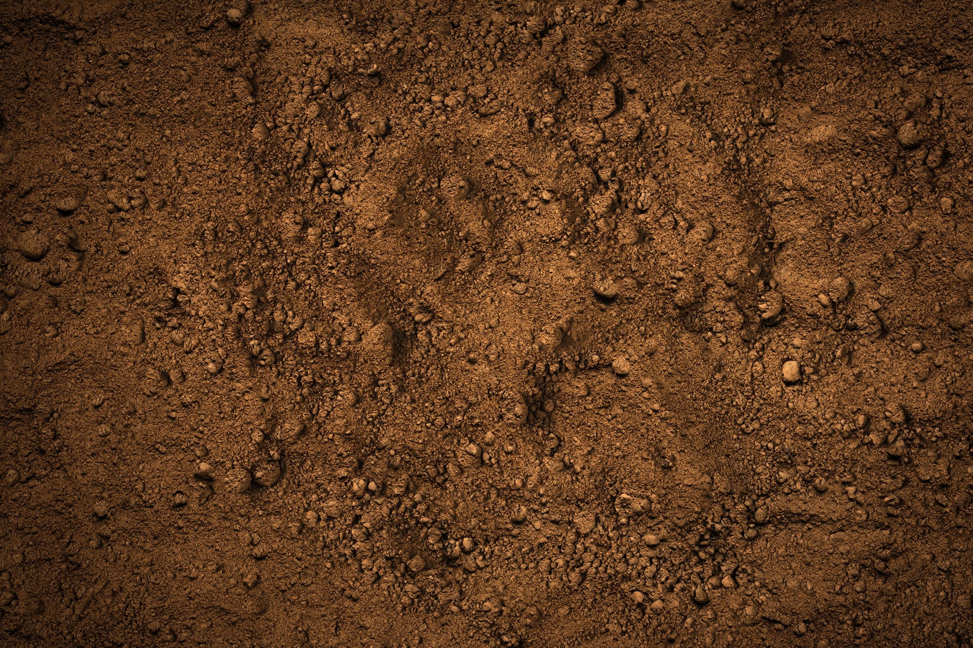 Extreme close-up of  brown dirt texture background